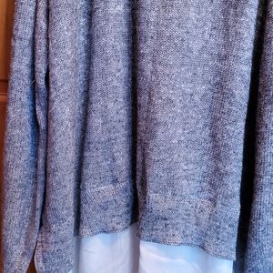 Soft and cozy gray sweater